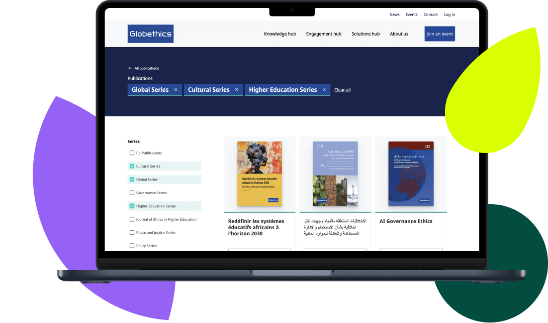 A laptop mockup displaying the 