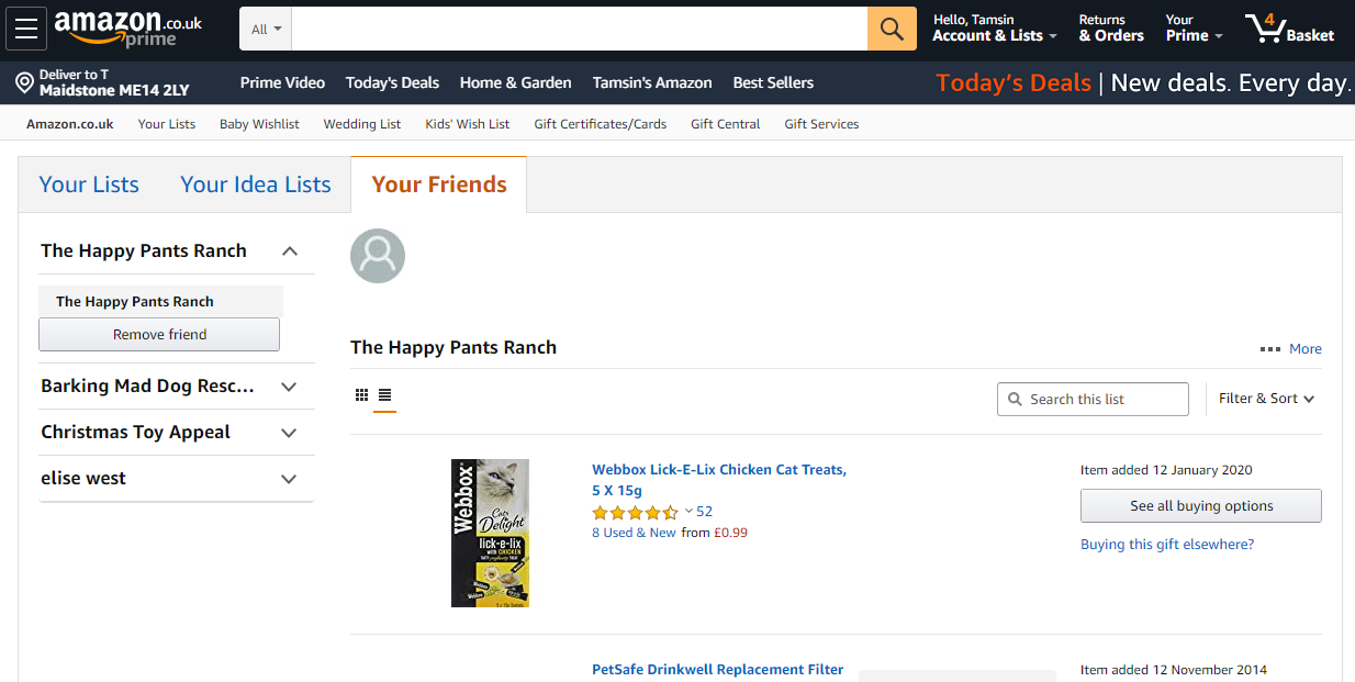 Happy Pants Ranch Amazon Wishlist