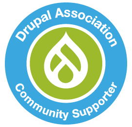 Drupal Association Supporter logo
