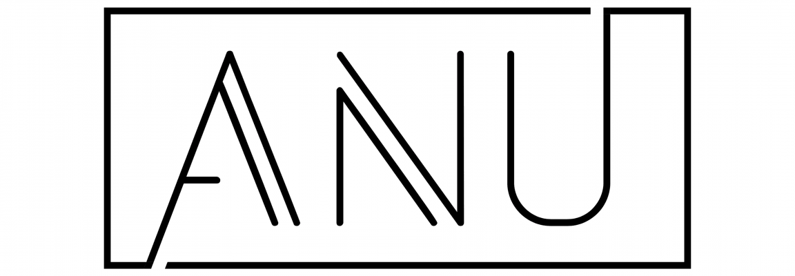ANU logo black banner