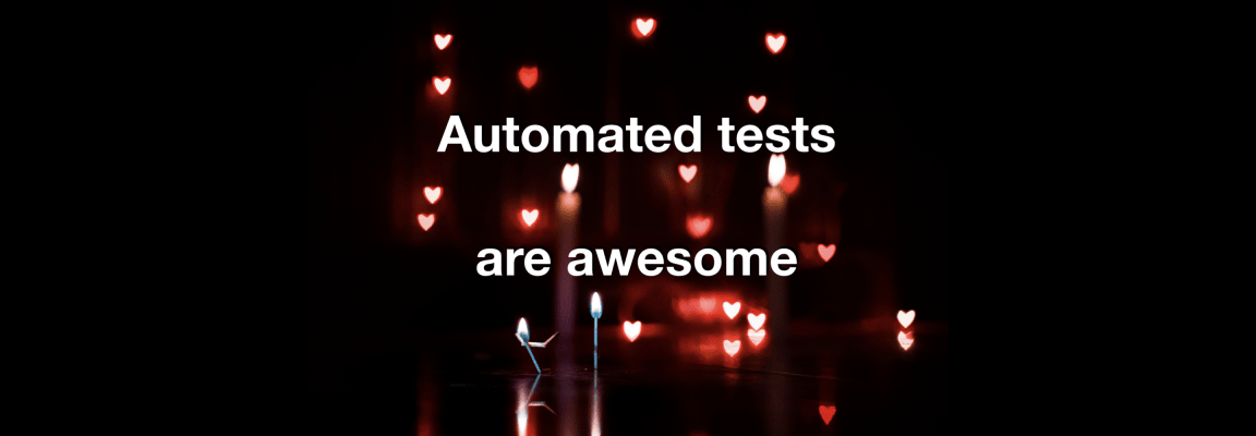 Automated tests banner