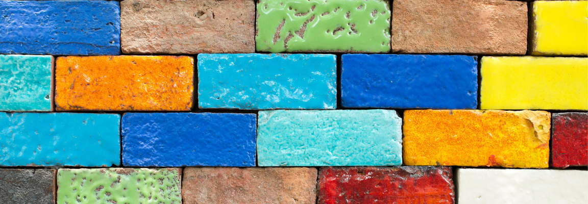 Coloured bricks