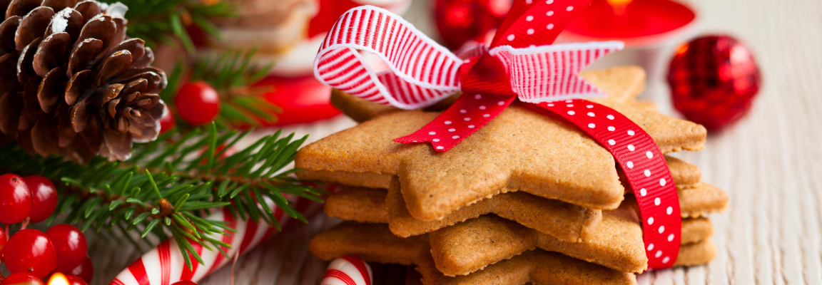 Christmas gingerbread stars