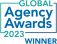 Global Agency Awards 2023 winners badge