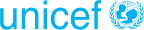 Unicef - UN agency logo Unicef logo in blue