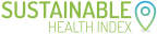 Sustainable Health Index logo in green Sustainable Health Index logo