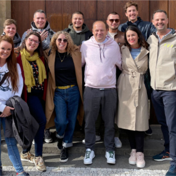 Social impact digital agency SystemSeed team members at DrupalCon Prague 2022. Get in touch or join us today!
